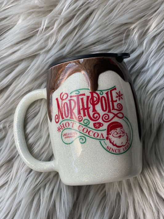North Pole Hot Cocoa 14oz mug